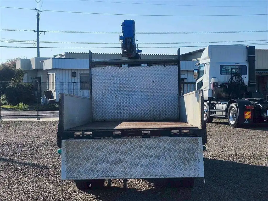 三菱 キャンター 小型 クレーン付 床鉄板 アルミブロックの中古トラック画像8