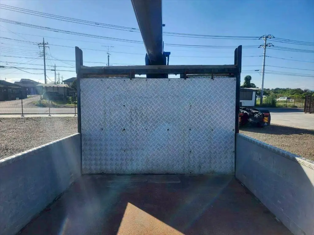 三菱 キャンター 小型 クレーン付 床鉄板 アルミブロックの中古トラック画像9