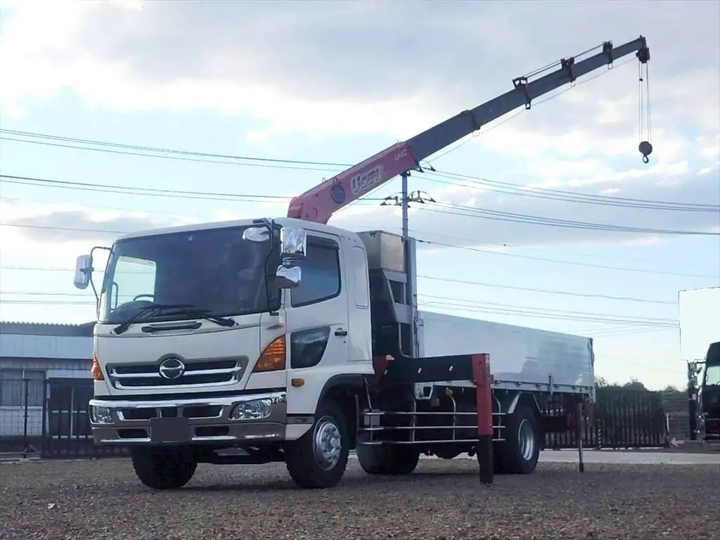 日野 レンジャー 中型/増トン クレーン付 アルミブロック 6段 の中古トラック【車両No.200231】