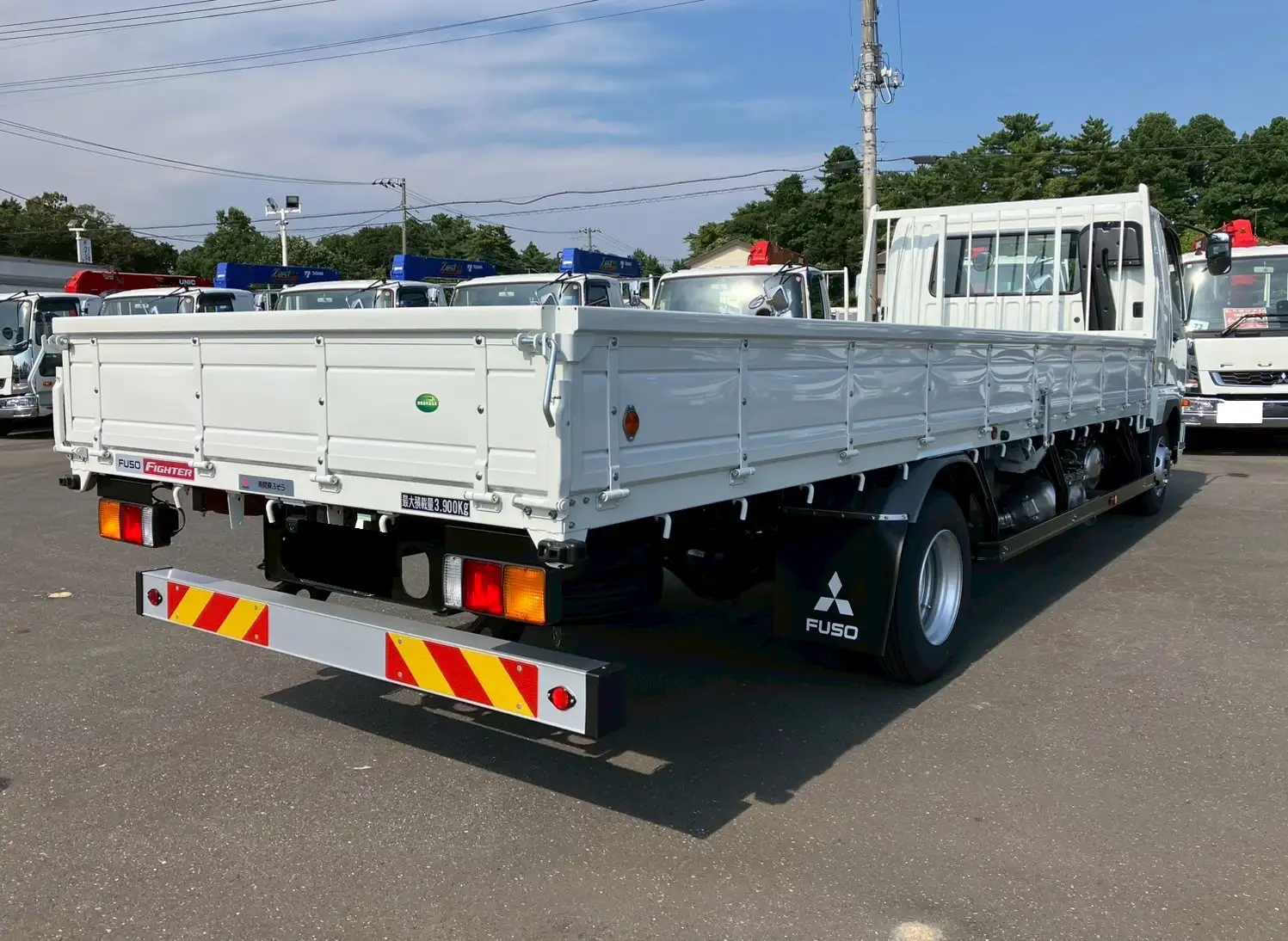 三菱 ファイター 中型/増トン 平ボディ ベッド 2KG-FK62Fの中古トラック画像3