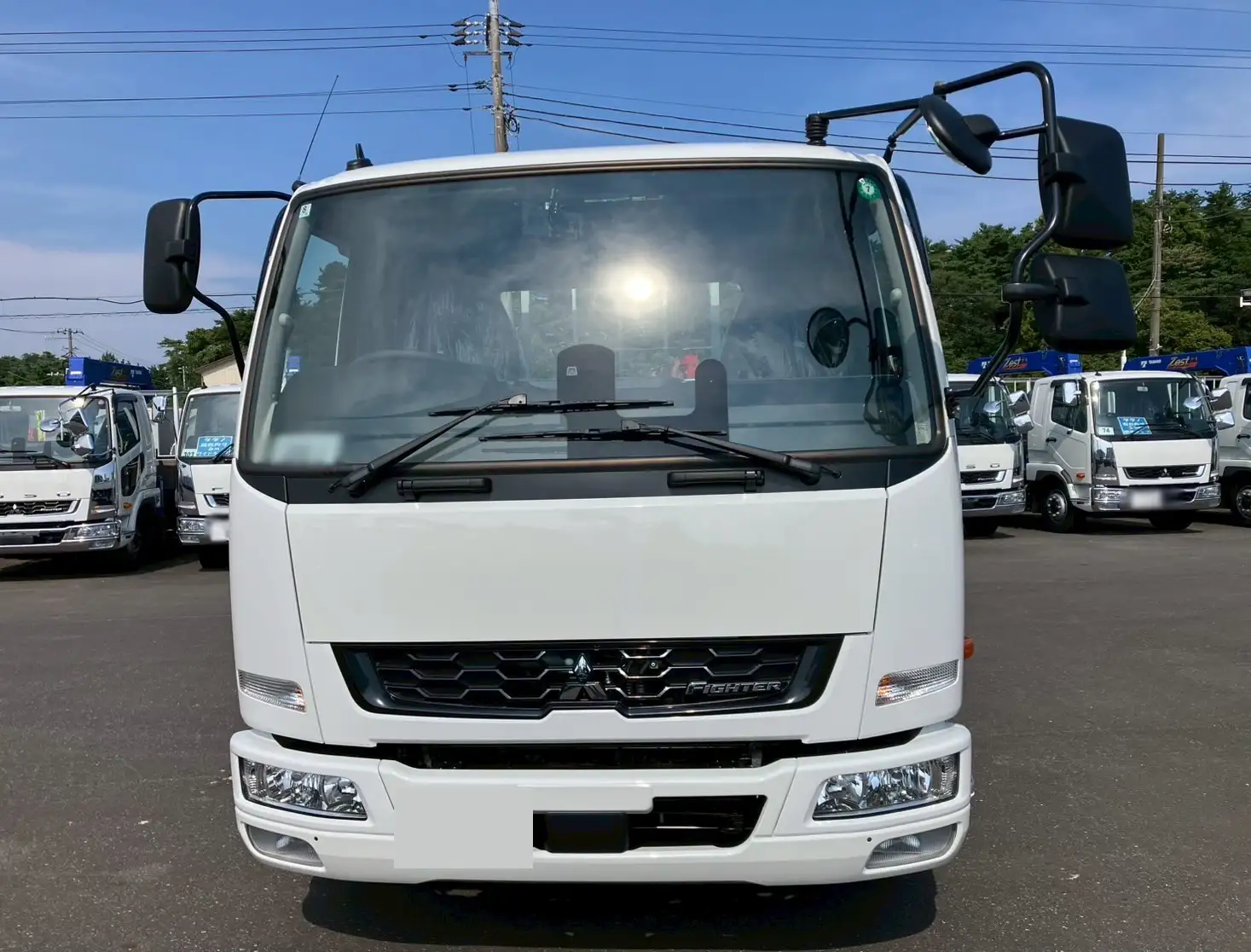 三菱 ファイター 中型/増トン 平ボディ ベッド 2KG-FK62Fの中古トラック画像2