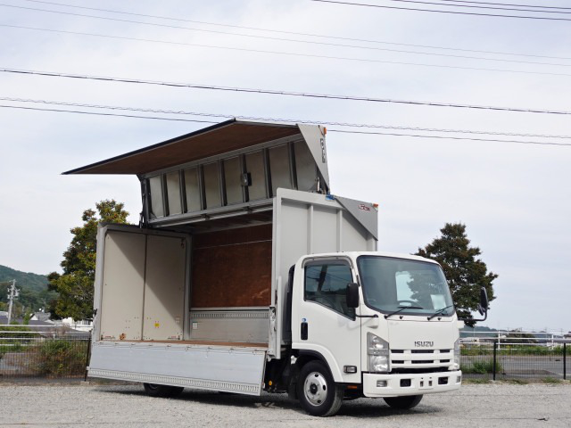 いすゞ エルフ 小型 ウイング 超ロング