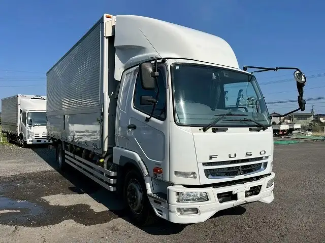三菱 ファイター 中型/増トン ウイング エアサス ベッドの中古トラック画像3