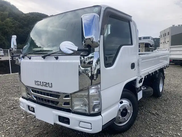 いすゞ エルフ 小型 平ボディ 床鉄板 BDG-NKR85A の中古トラック【車両No.200313】