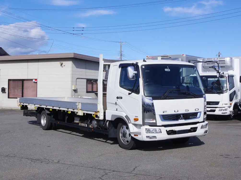 三菱 ファイター 中型/増トン 平ボディ アルミブロック ベッドの中古トラック画像2