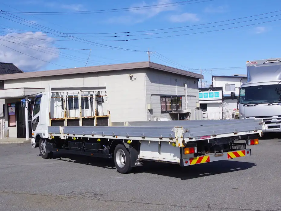 三菱 ファイター 中型/増トン 平ボディ アルミブロック ベッドの中古トラック画像5