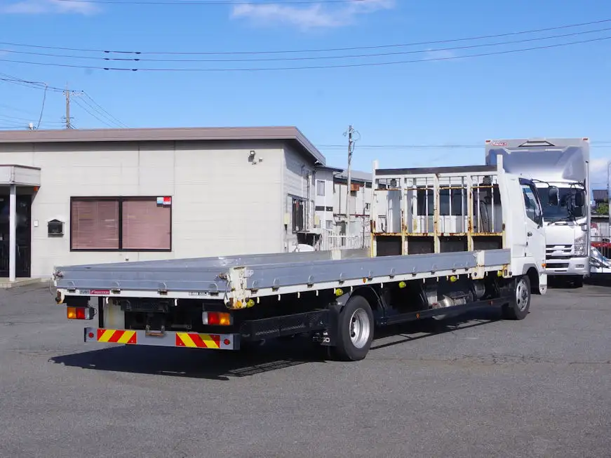 三菱 ファイター 中型/増トン 平ボディ アルミブロック ベッドの中古トラック画像3