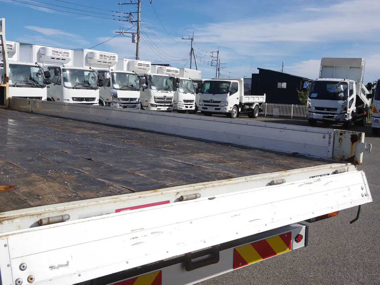 三菱 ファイター 中型/増トン 平ボディ アルミブロック ベッドの中古トラック画像12