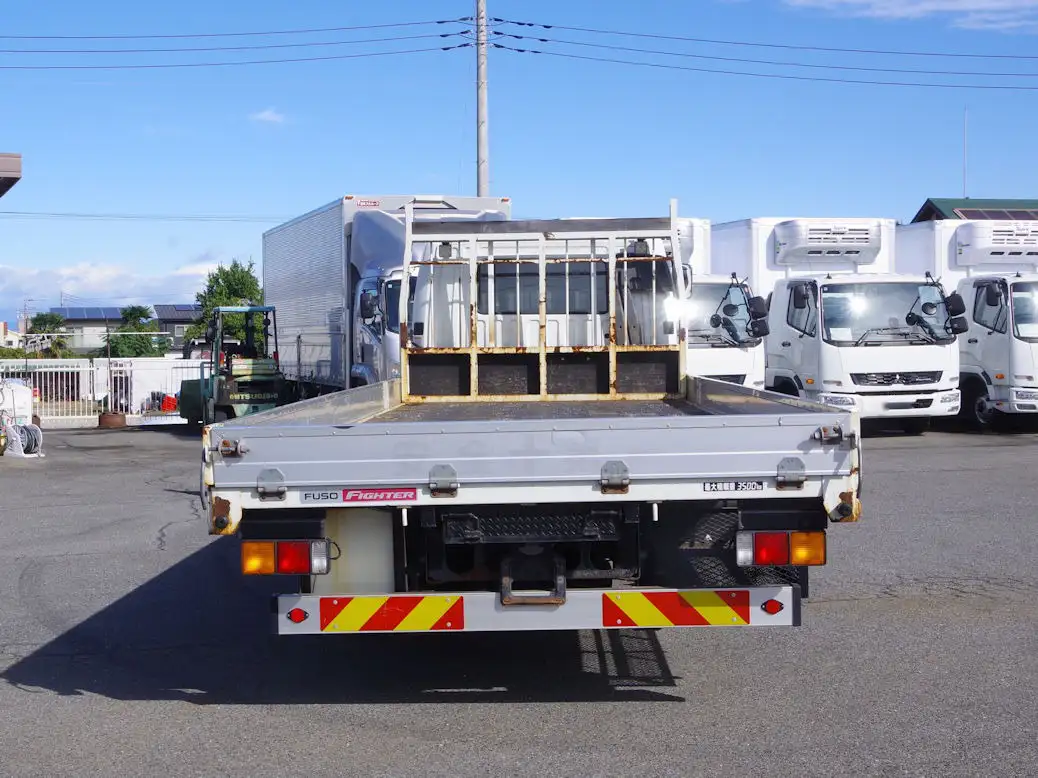 三菱 ファイター 中型/増トン 平ボディ アルミブロック ベッドの中古トラック画像4