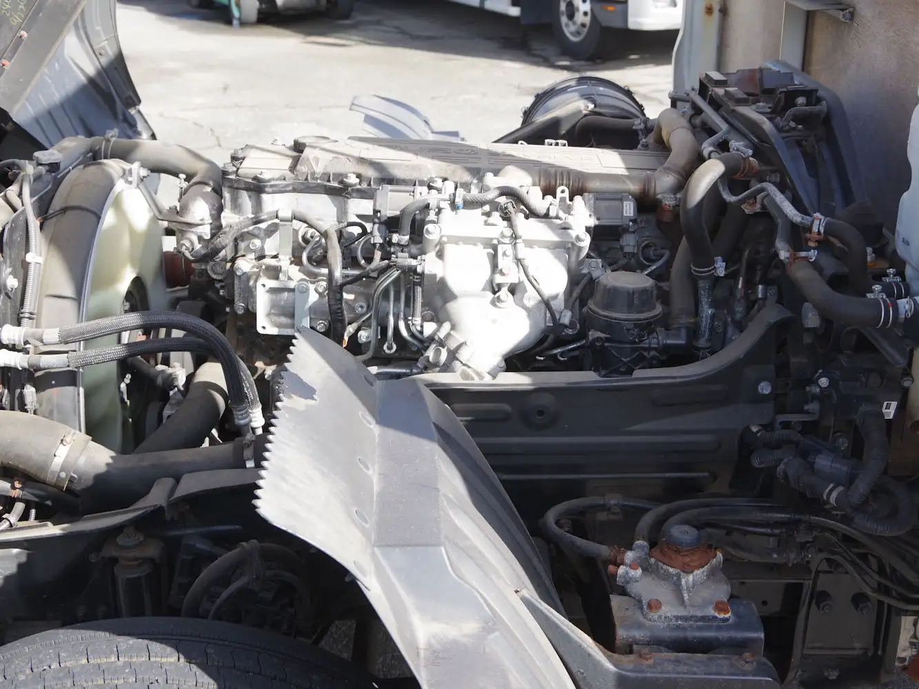 三菱 ファイター 中型/増トン 平ボディ アルミブロック ベッドの中古トラック画像20