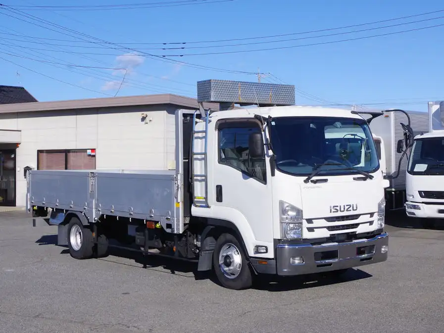 いすゞ フォワード 中型/増トン 平ボディ アルミブロック ベッドの中古トラック画像2