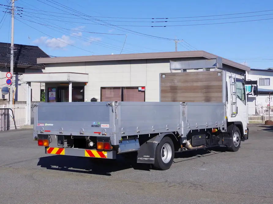 いすゞ フォワード 中型/増トン 平ボディ アルミブロック ベッドの中古トラック画像3