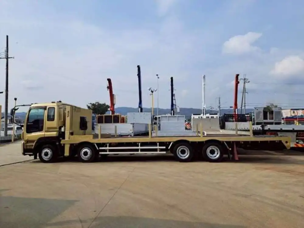 いすゞ ギガ 大型 車両重機運搬 ウインチ エアサスの中古トラック画像6