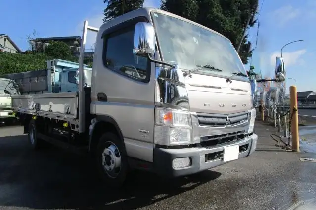 三菱 キャンター 小型 平ボディ 床鉄板 カスタムの中古トラック画像2