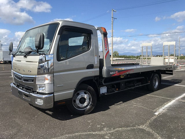 三菱 キャンター 小型 車両重機運搬 セーフティーローダー