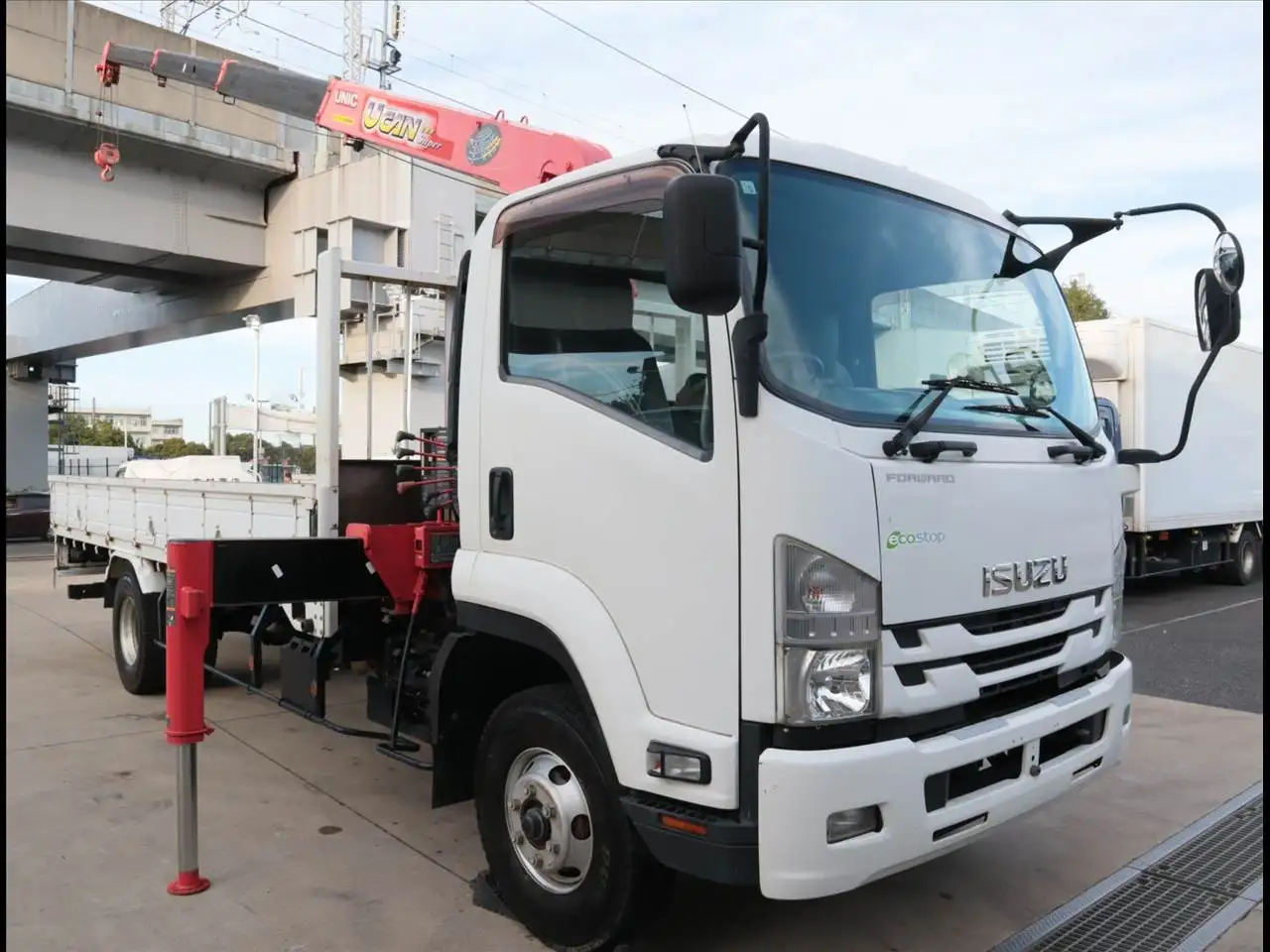 いすゞ フォワード 中型/増トン クレーン付 4段 ラジコンの中古トラック画像2