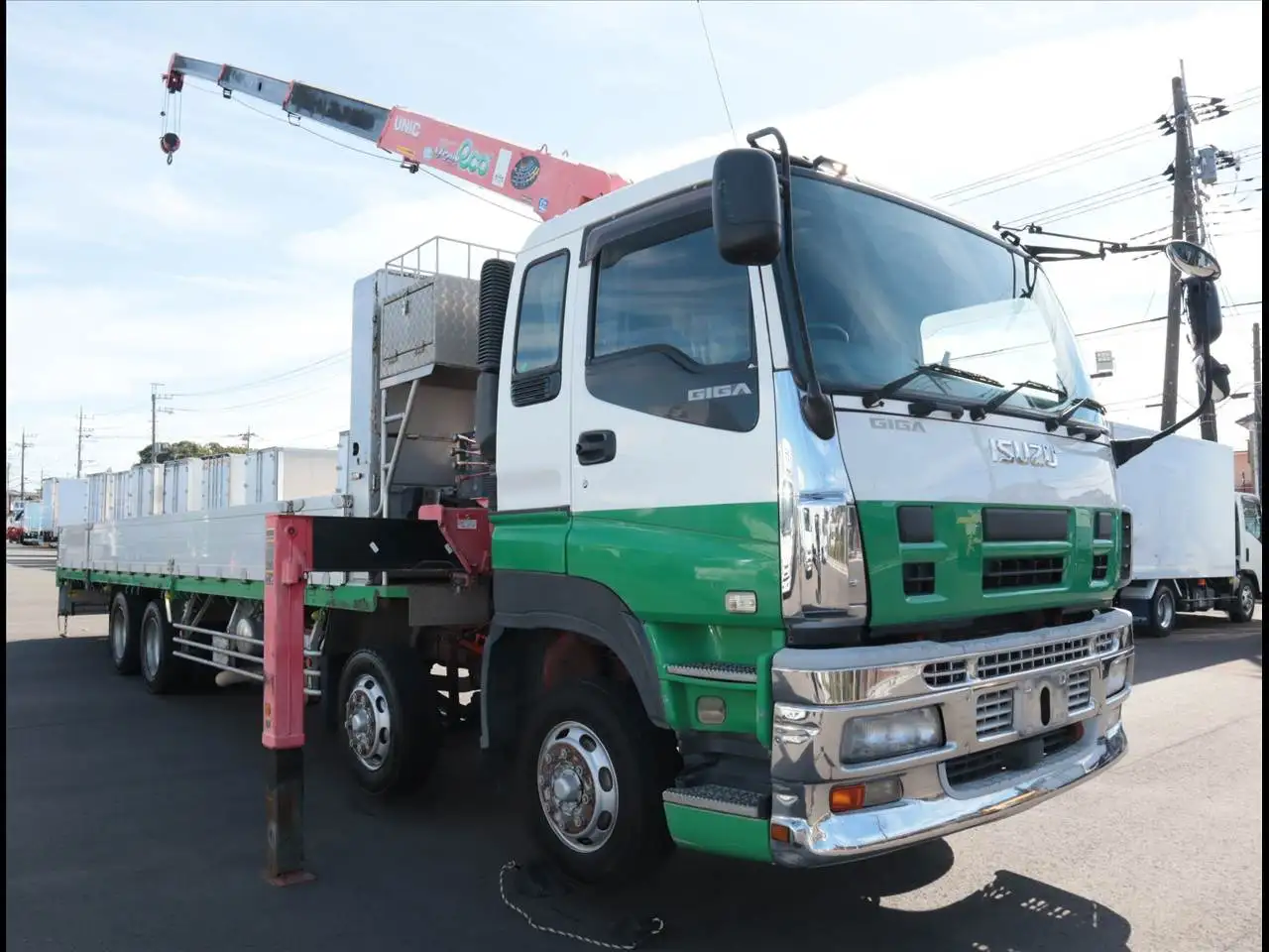 いすゞ ギガ 大型 クレーン付 アルミブロック エアサスの中古トラック画像2