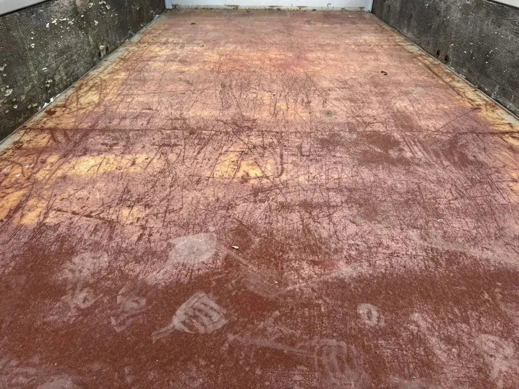 トヨタ トヨエース 小型 クレーン付 床鉄板 4段の中古トラック画像9