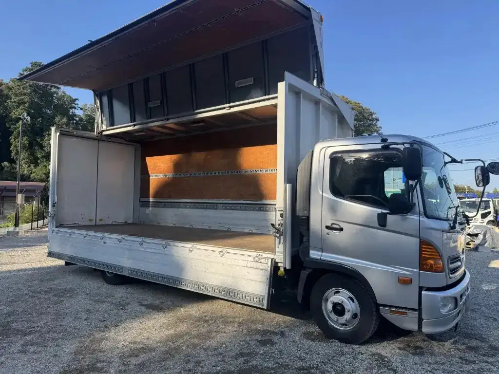 日野 レンジャー 中型/増トン ウイング エアサス TKG-FC9JKAGの中古トラック画像5