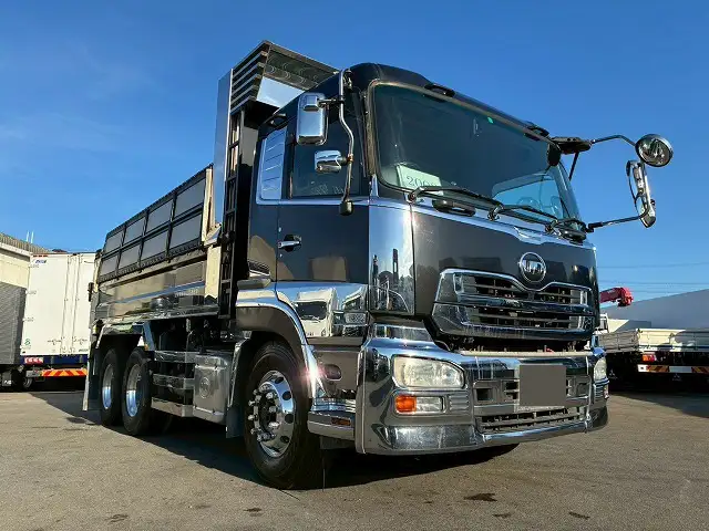 日産UD クオン 大型 ダンプ コボレーン ベッドの中古トラック画像2