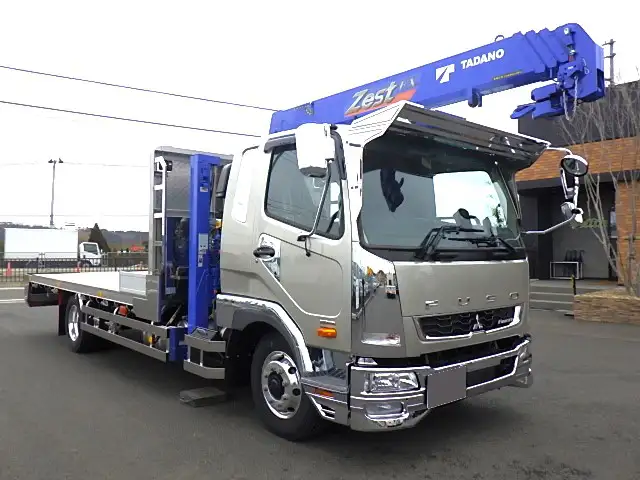 三菱 ファイター 中型/増トン 車両重機運搬 4段クレーン ラジコンの中古トラック画像2