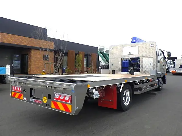 三菱 ファイター 中型/増トン 車両重機運搬 4段クレーン ラジコンの中古トラック画像3