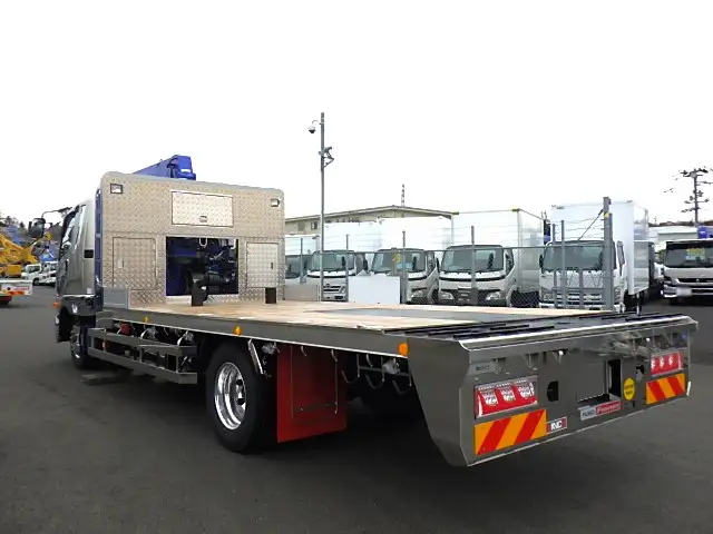 三菱 ファイター 中型/増トン 車両重機運搬 4段クレーン ラジコンの中古トラック画像4