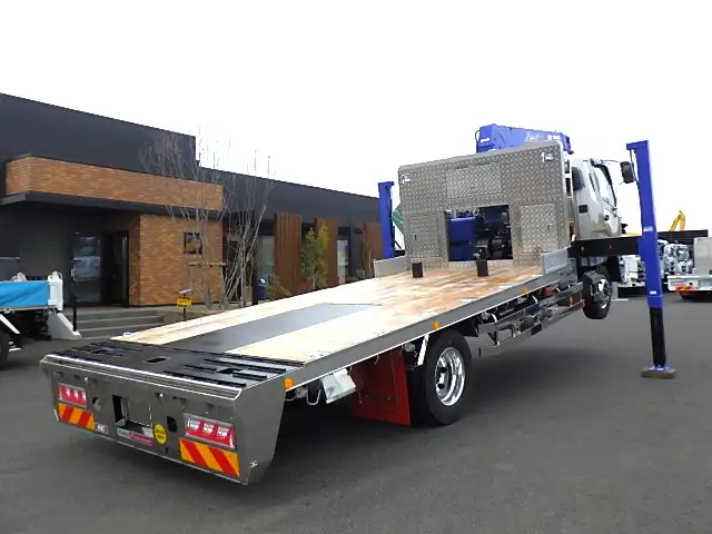 三菱 ファイター 中型/増トン 車両重機運搬 4段クレーン ラジコンの中古トラック画像6