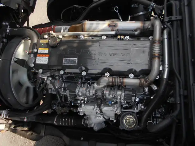 三菱 ファイター 中型/増トン 車両重機運搬 4段クレーン ラジコンの中古トラック画像19