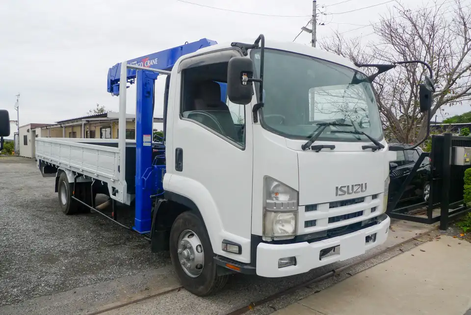 いすゞ フォワード 中型/増トン 車両重機運搬 4段クレーン ラジコンの中古トラック画像3