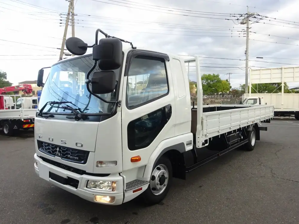 三菱 ファイター 中型/増トン 平ボディ ベッド 2KG-FK62F の中古トラック【車両No.200414】