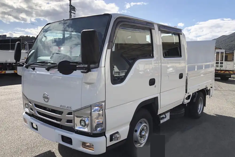 日産 アトラス 小型 平ボディ Wキャブ パワーゲート の中古トラック【車両No.200413】
