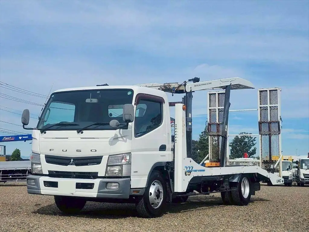 三菱 キャンター 小型 車両重機運搬 ウインチ TKG-FEB90 の中古トラック【車両No.200334】