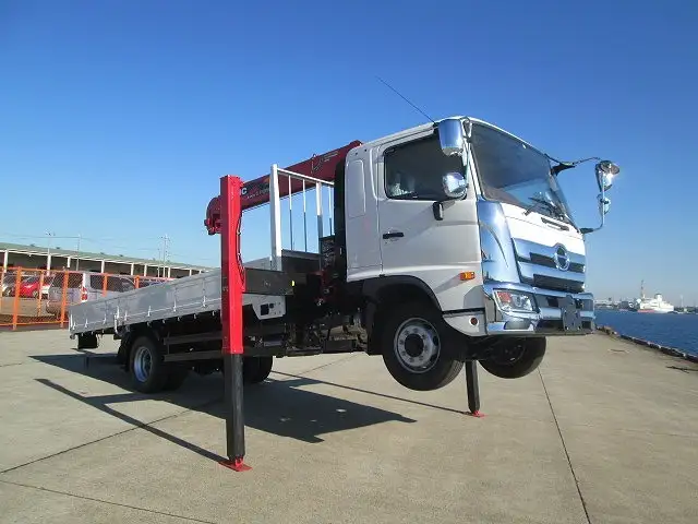 日野 レンジャー 中型/増トン 車両重機運搬 5段クレーン ラジコンの中古トラック画像8