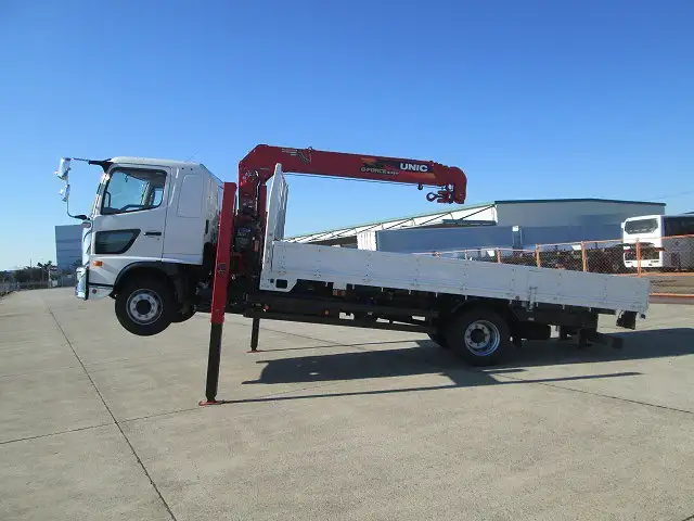 日野 レンジャー 中型/増トン 車両重機運搬 5段クレーン ラジコンの中古トラック画像9