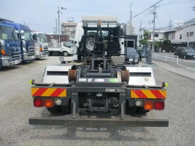 三菱 ファイター 中型/増トン アームロール シングルホイスト ベッドの中古トラック画像5