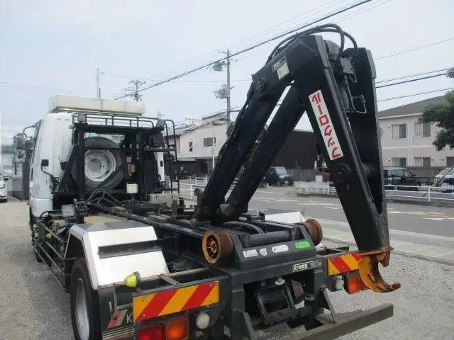 三菱 ファイター 中型/増トン アームロール シングルホイスト ベッドの中古トラック画像6