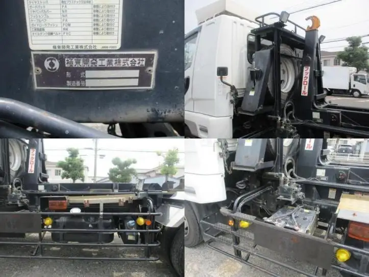 三菱 ファイター 中型/増トン アームロール シングルホイスト ベッドの中古トラック画像11