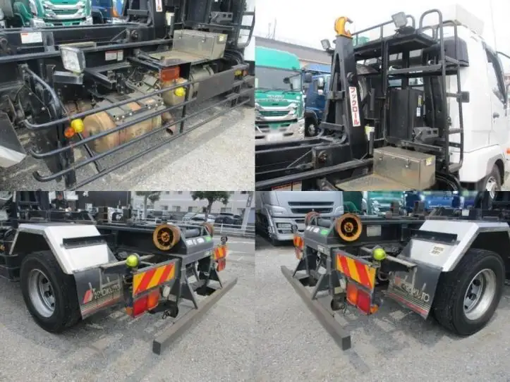 三菱 ファイター 中型/増トン アームロール シングルホイスト ベッドの中古トラック画像12