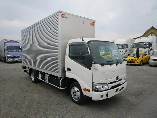 日野 デュトロ 小型 アルミバン パワーゲート サイドドアの中古トラック画像2