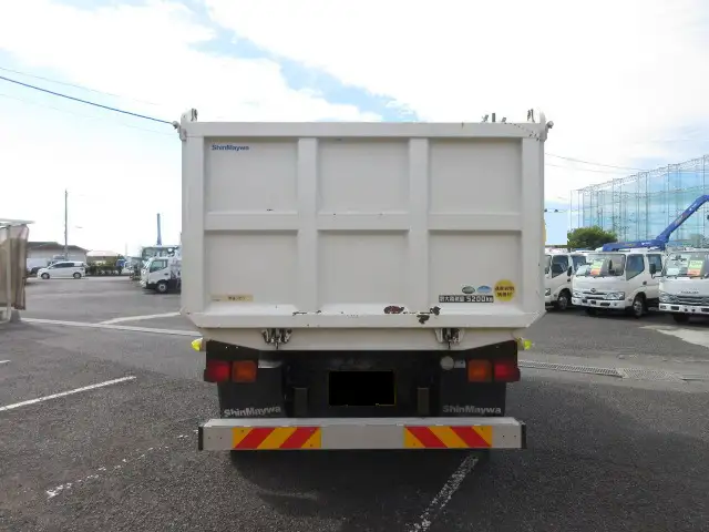 三菱 ファイター 中型/増トン ダンプ 土砂禁 天蓋付きの中古トラック画像4