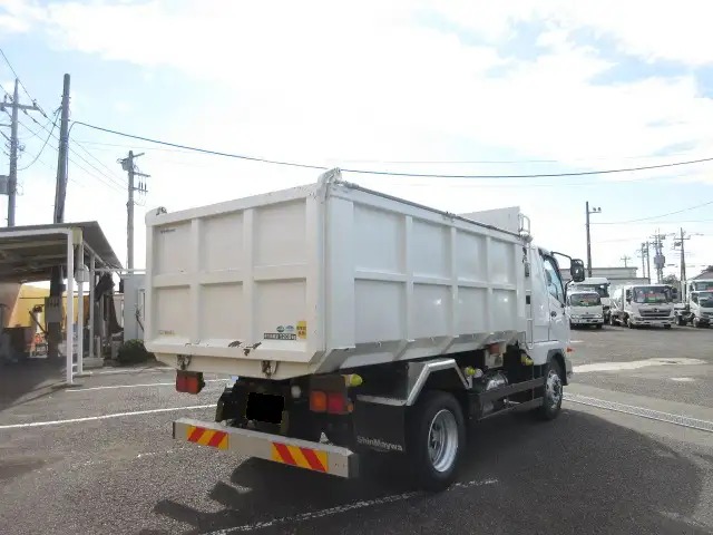 三菱 ファイター 中型/増トン ダンプ 土砂禁 天蓋付きの中古トラック画像3