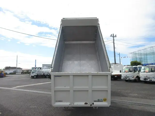 三菱 ファイター 中型/増トン ダンプ 土砂禁 天蓋付きの中古トラック画像7