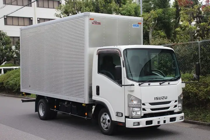 いすゞ エルフ 小型 アルミバン サイドドア TRG-NLR85ANの中古トラック画像2