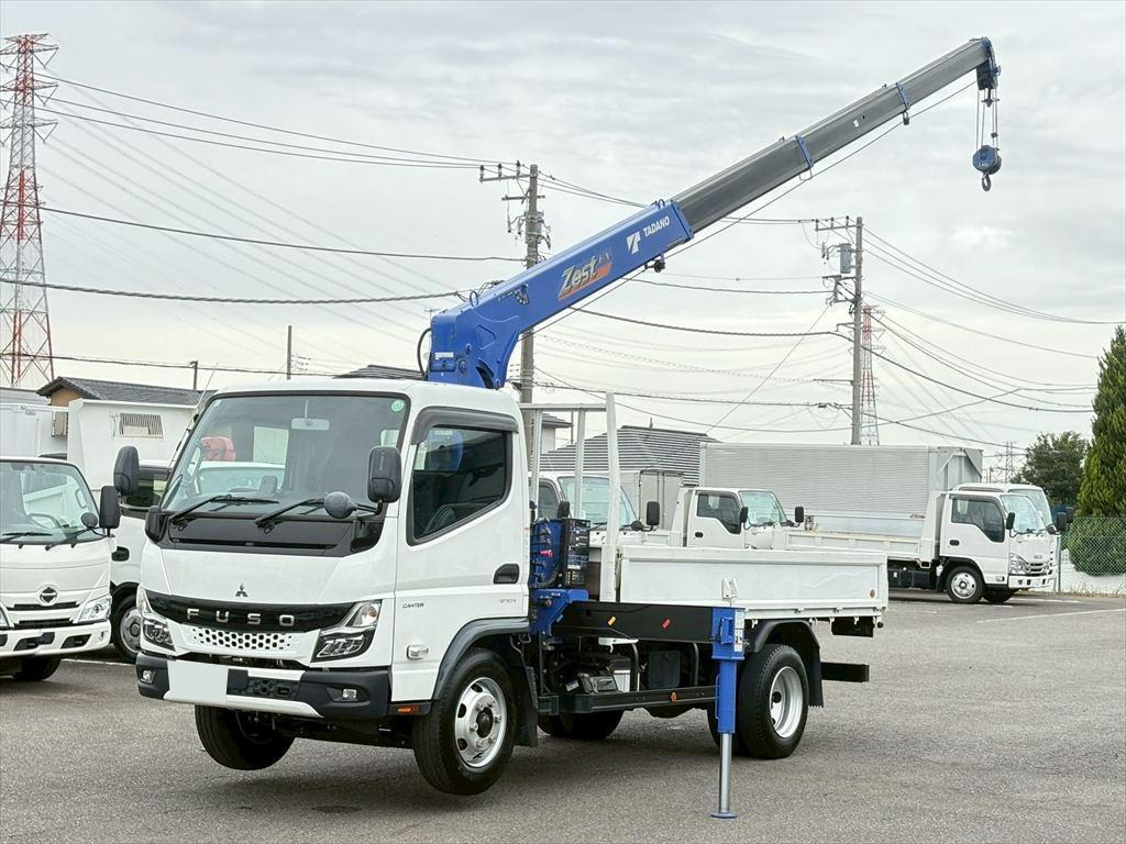 三菱 キャンター 小型 クレーン付 標準ロング