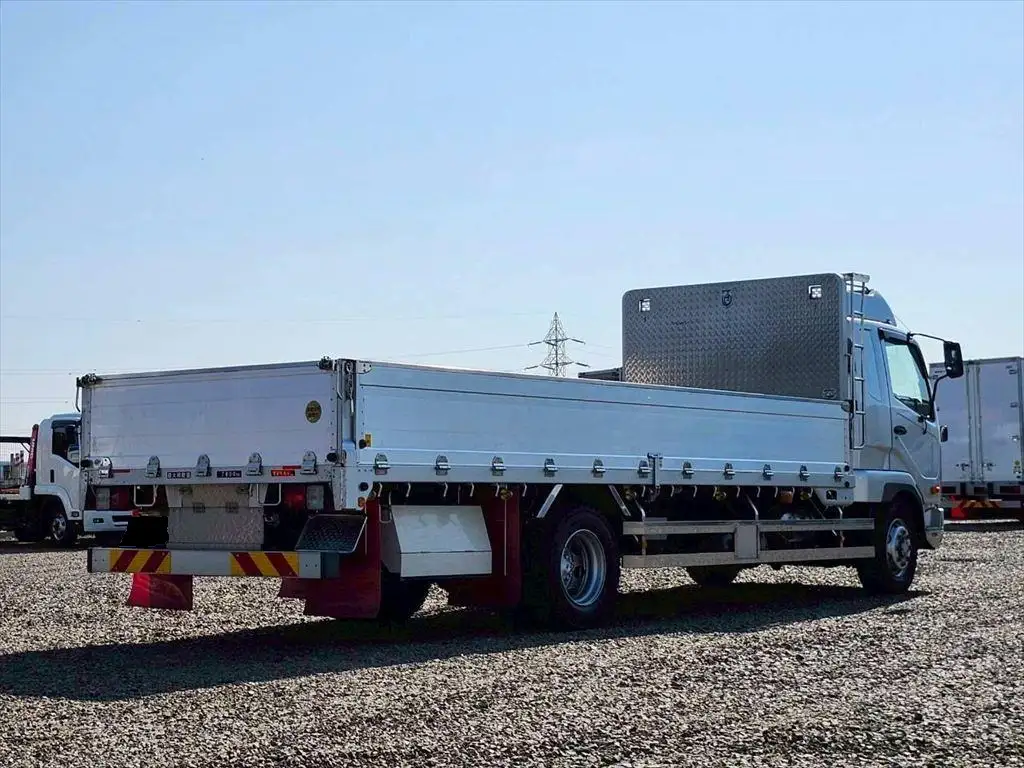 三菱 ファイター 中型/増トン 平ボディ アルミブロック ベッドの中古トラック画像3