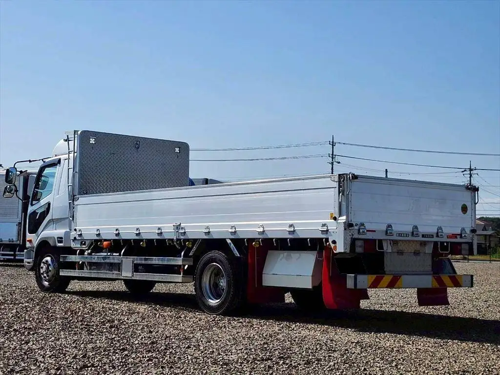 三菱 ファイター 中型/増トン 平ボディ アルミブロック ベッドの中古トラック画像5