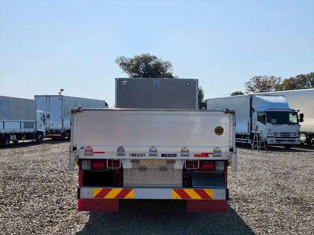 三菱 ファイター 中型/増トン 平ボディ アルミブロック ベッドの中古トラック画像4