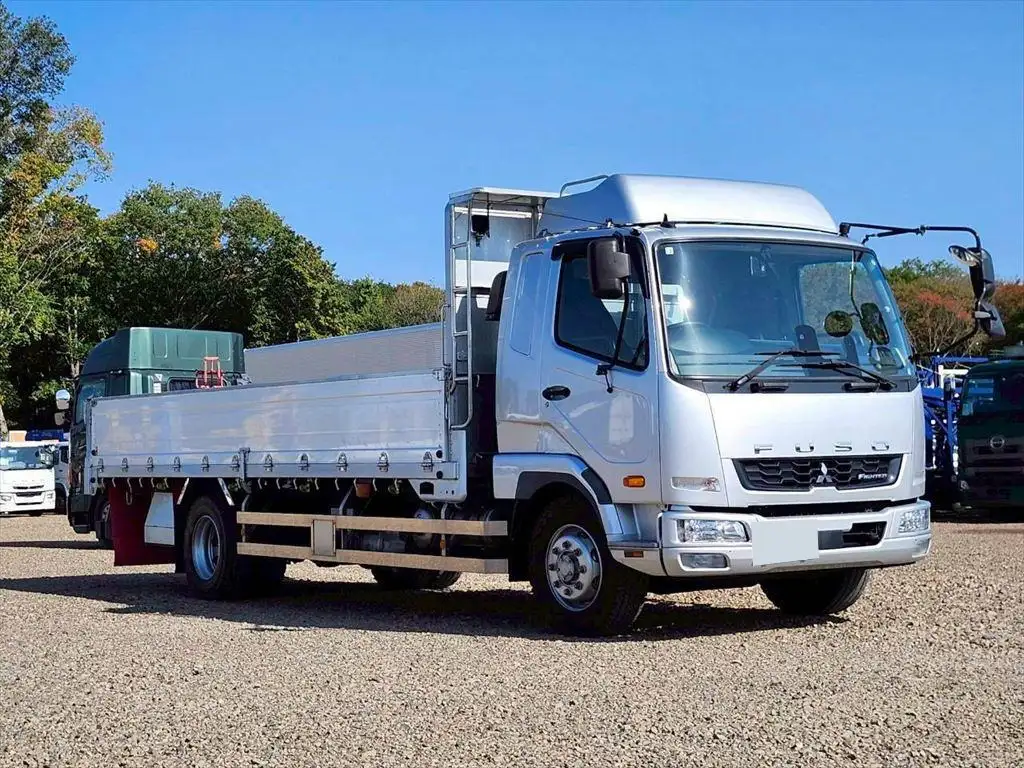 三菱 ファイター 中型/増トン 平ボディ アルミブロック ベッドの中古トラック画像2