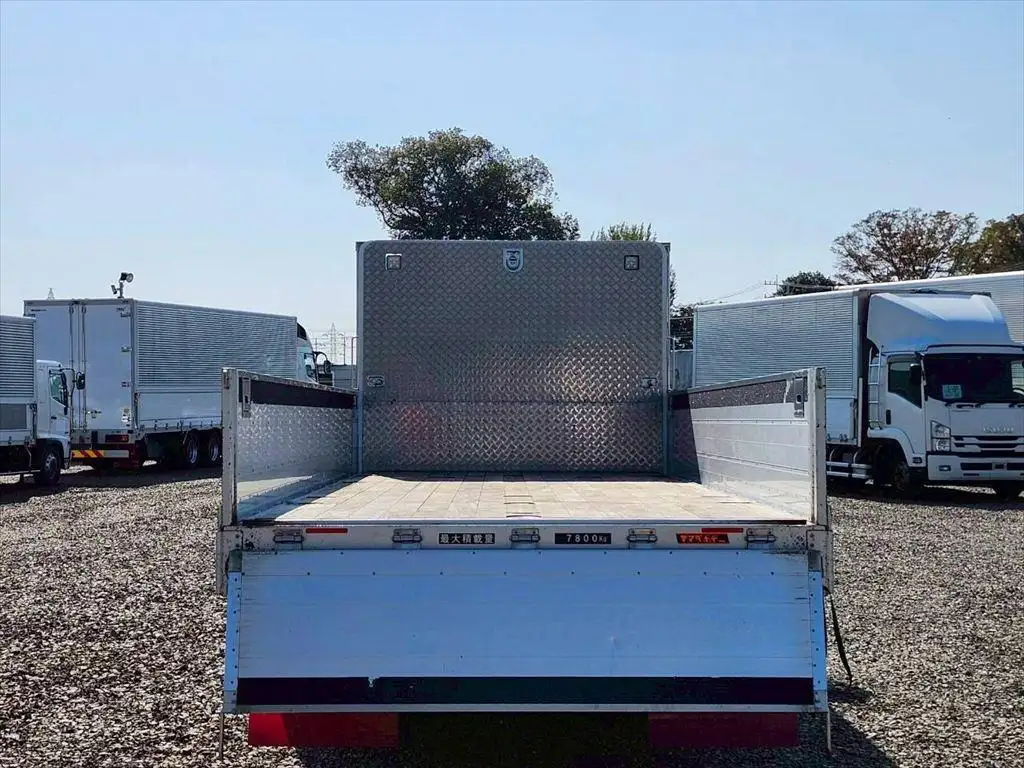 三菱 ファイター 中型/増トン 平ボディ アルミブロック ベッドの中古トラック画像6